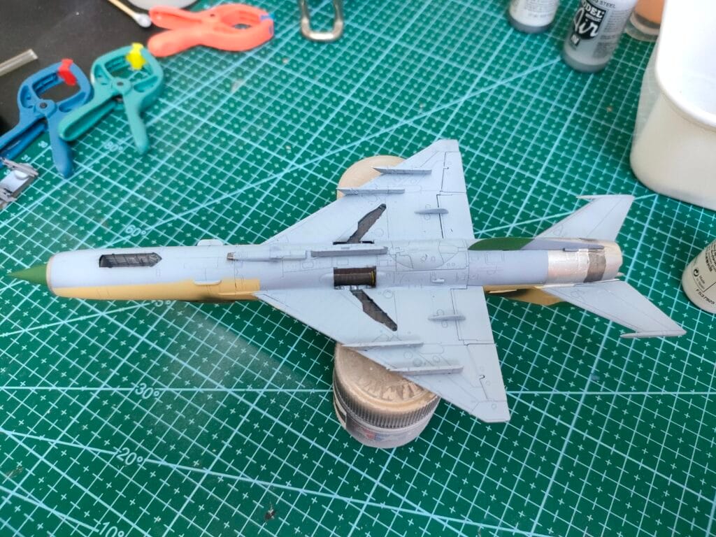 Peinture Mig 21 intrados bleu ciel